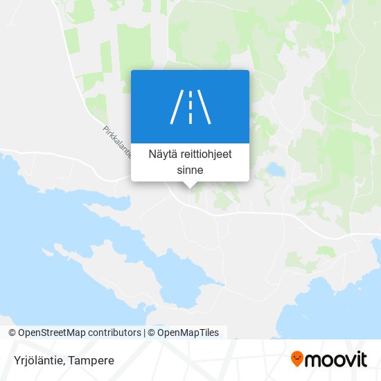 Yrjöläntie kartta