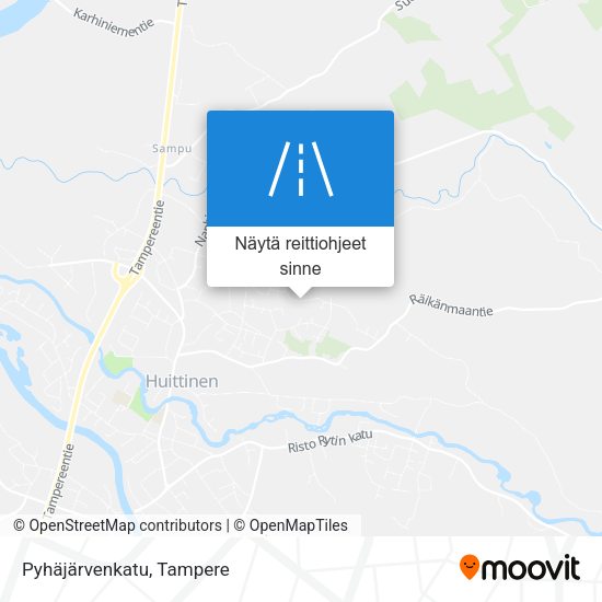 Pyhäjärvenkatu kartta