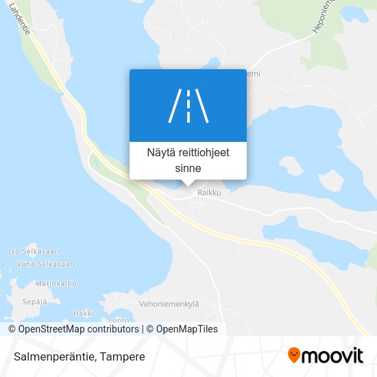 Salmenperäntie kartta