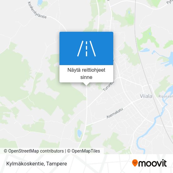 Kylmäkoskentie kartta