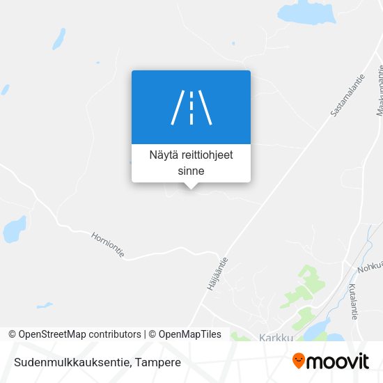 Sudenmulkkauksentie kartta