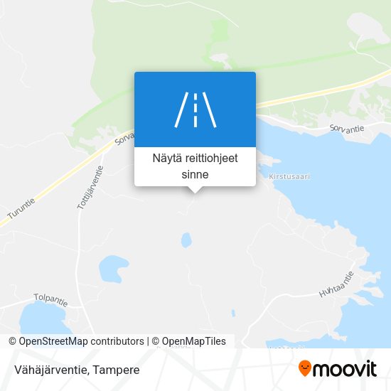 Vähäjärventie kartta