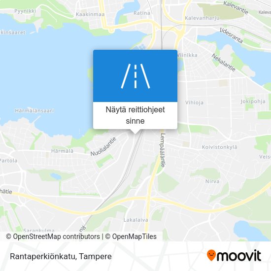 Rantaperkiönkatu kartta