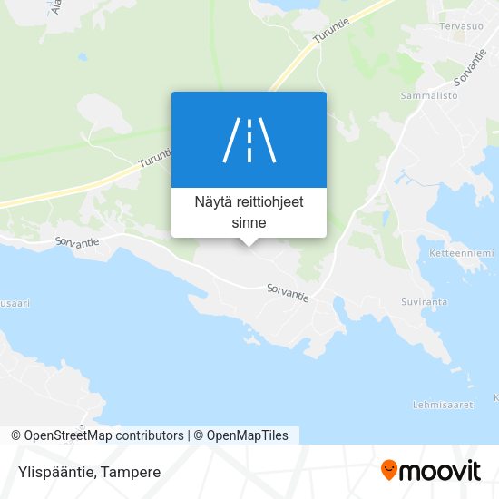 Ylispääntie kartta