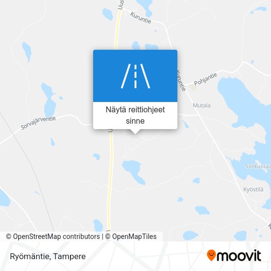 Ryömäntie kartta