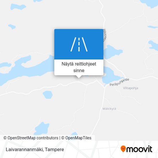 Laivarannanmäki kartta