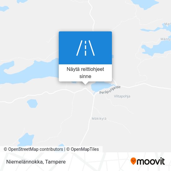 Niemelännokka kartta