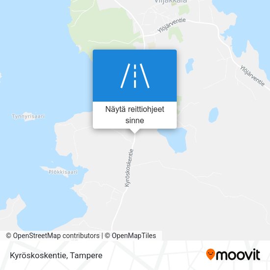 Kyröskoskentie kartta