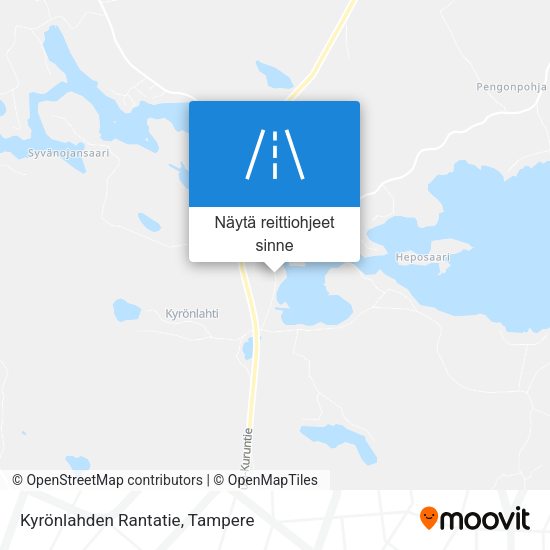 Kyrönlahden Rantatie kartta