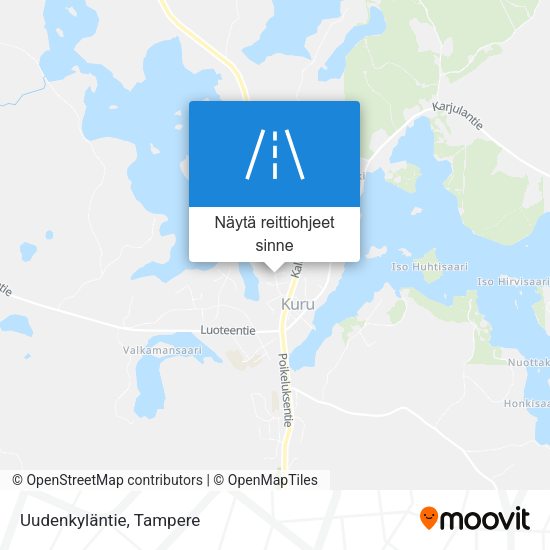 Uudenkyläntie kartta