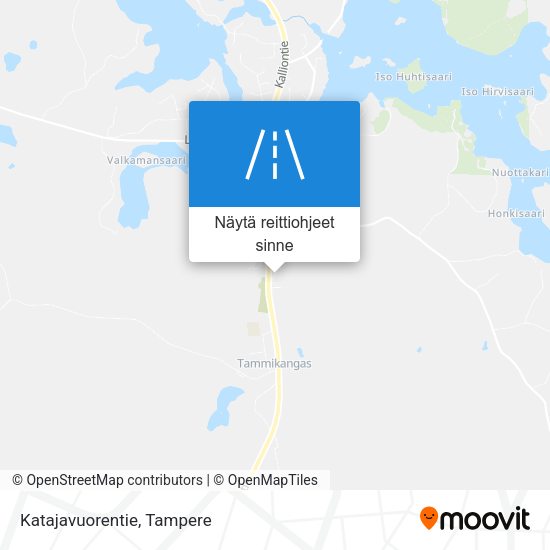 Katajavuorentie kartta