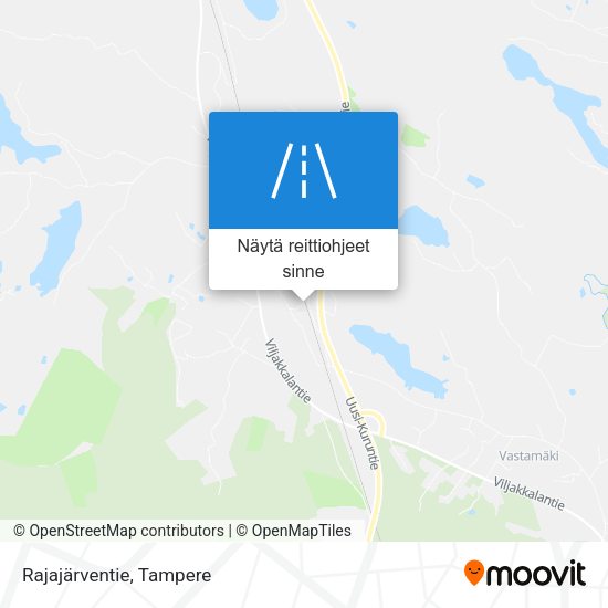 Rajajärventie kartta