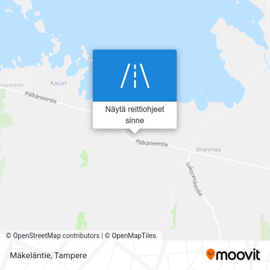Mäkeläntie kartta