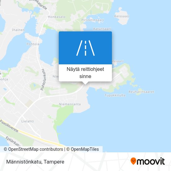 Männistönkatu kartta