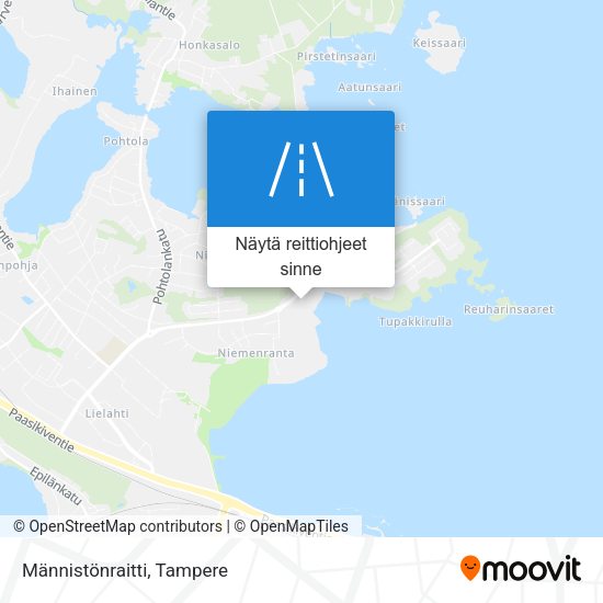 Männistönraitti kartta