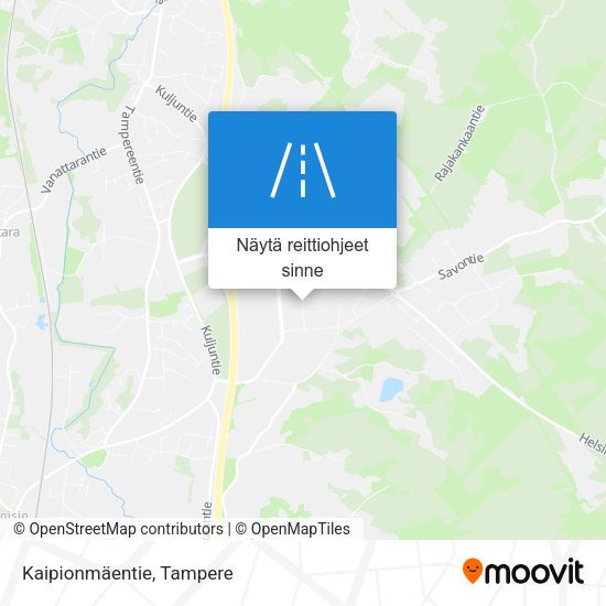 Kaipionmäentie kartta