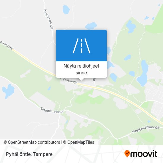 Pyhällöntie kartta
