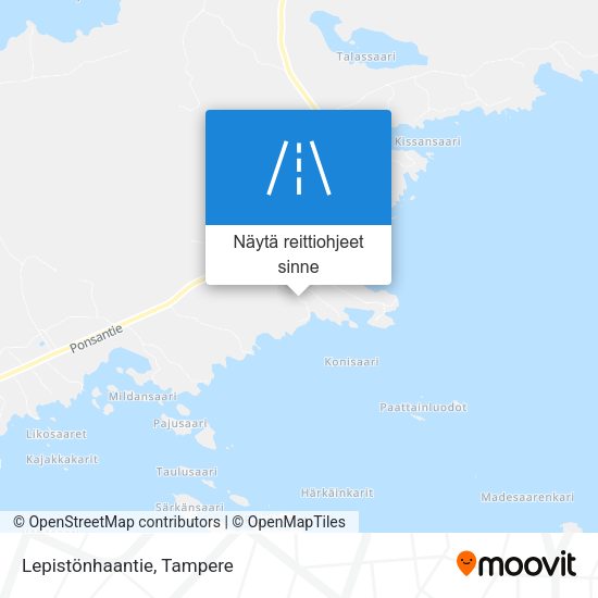 Lepistönhaantie kartta