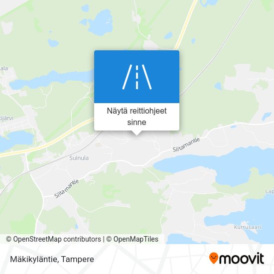 Mäkikyläntie kartta