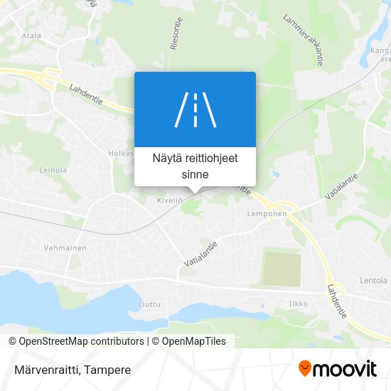 Märvenraitti kartta