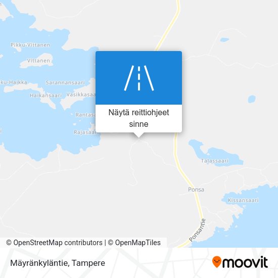 Mäyränkyläntie kartta