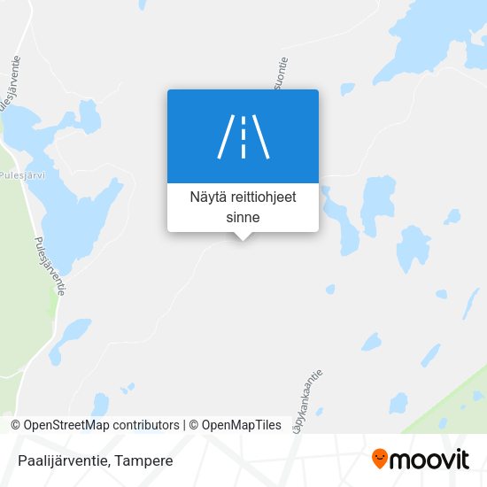 Paalijärventie kartta