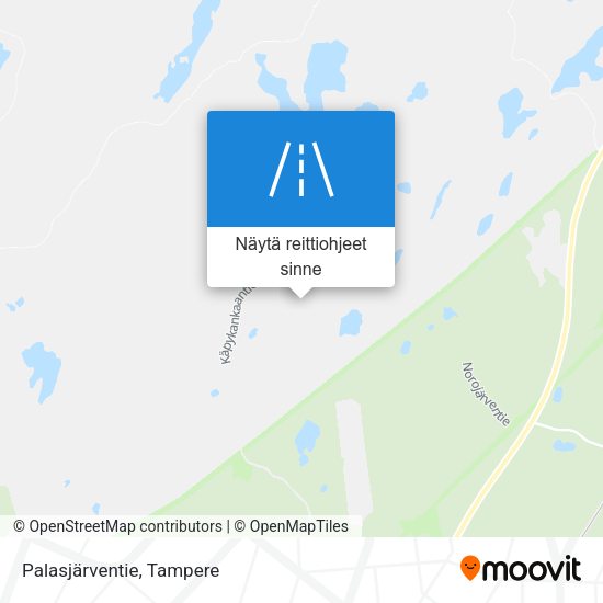 Palasjärventie kartta