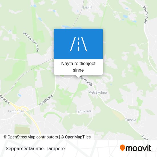Seppämestarintie kartta