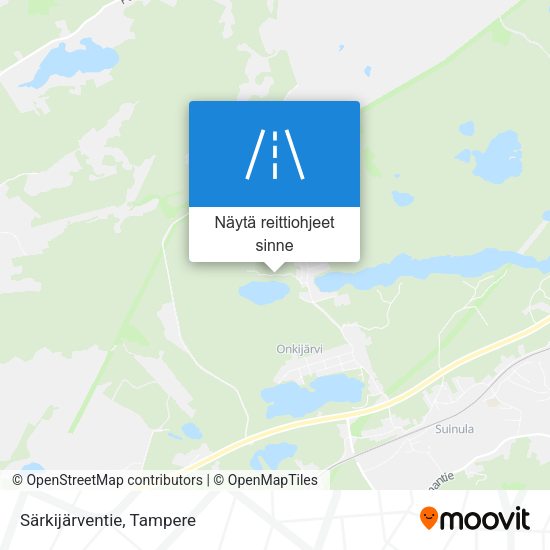 Särkijärventie kartta