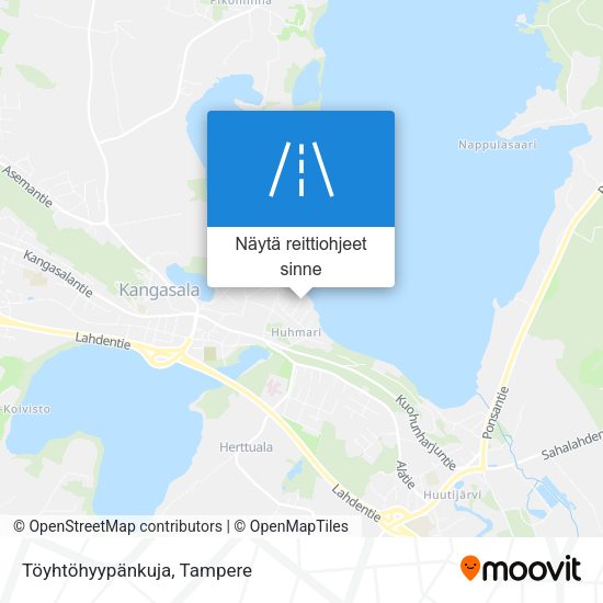 Töyhtöhyypänkuja kartta