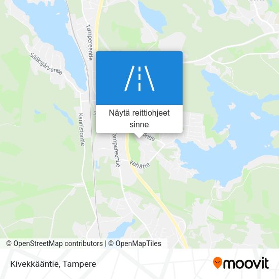Kivekkääntie kartta