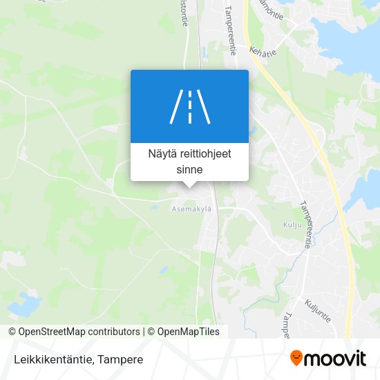 Leikkikentäntie kartta