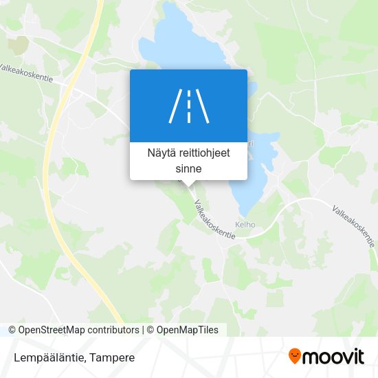 Lempääläntie kartta