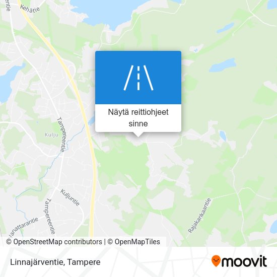 Linnajärventie kartta