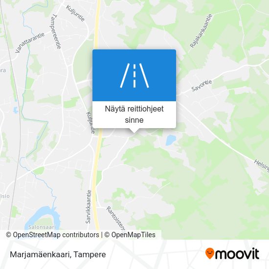 Marjamäenkaari kartta