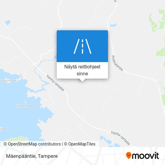 Mäenpääntie kartta