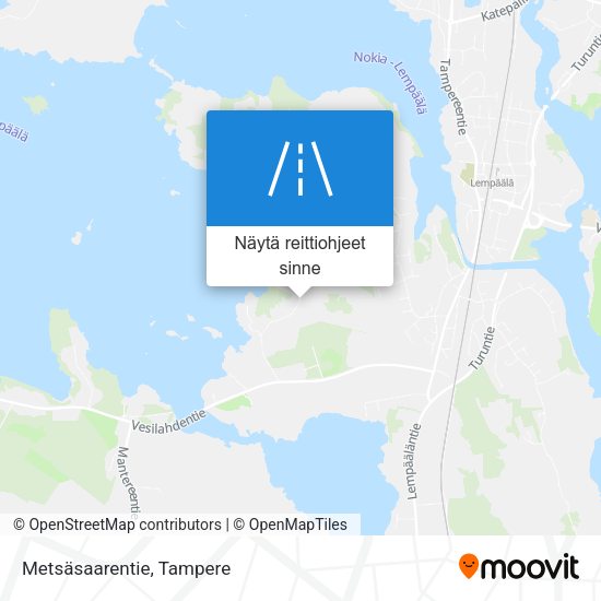 Metsäsaarentie kartta