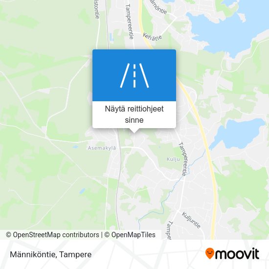 Männiköntie kartta
