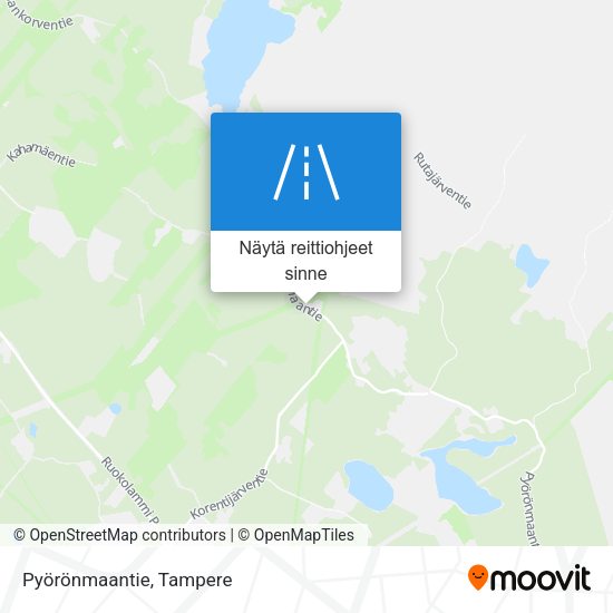 Pyörönmaantie kartta