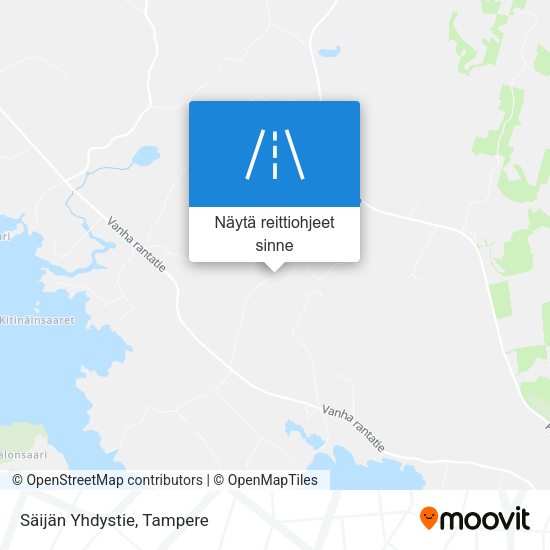 Säijän Yhdystie kartta