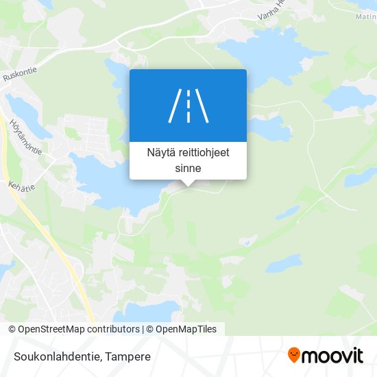 Soukonlahdentie kartta