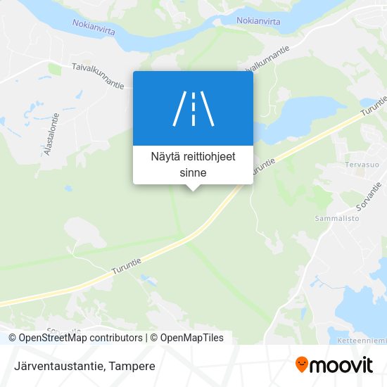 Järventaustantie kartta