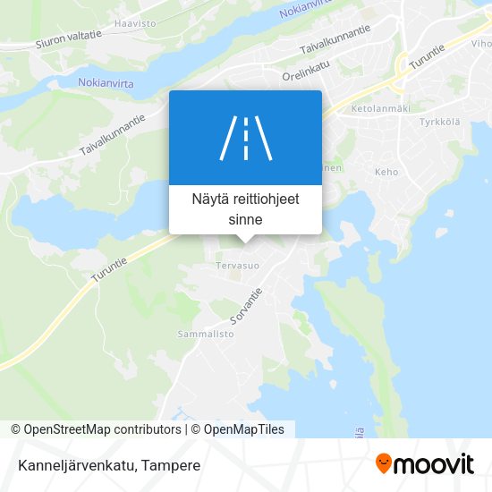 Kanneljärvenkatu kartta