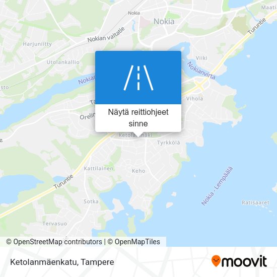 Ketolanmäenkatu kartta