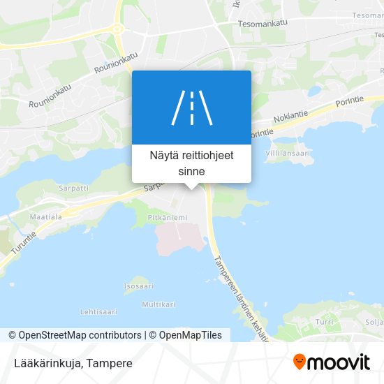Lääkärinkuja kartta