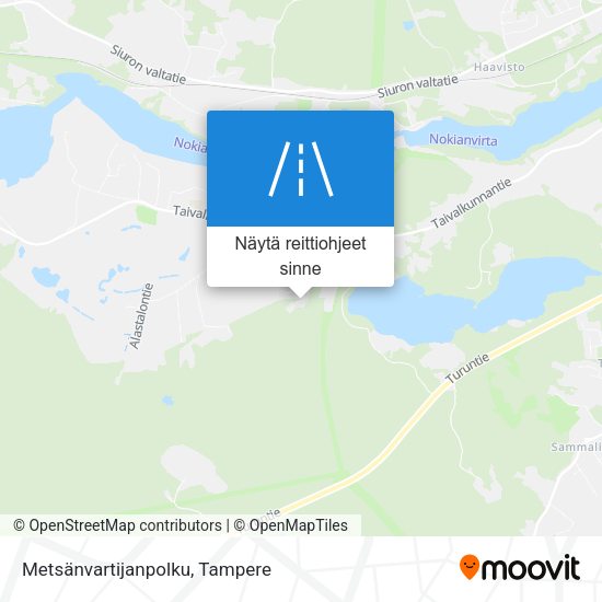 Metsänvartijanpolku kartta