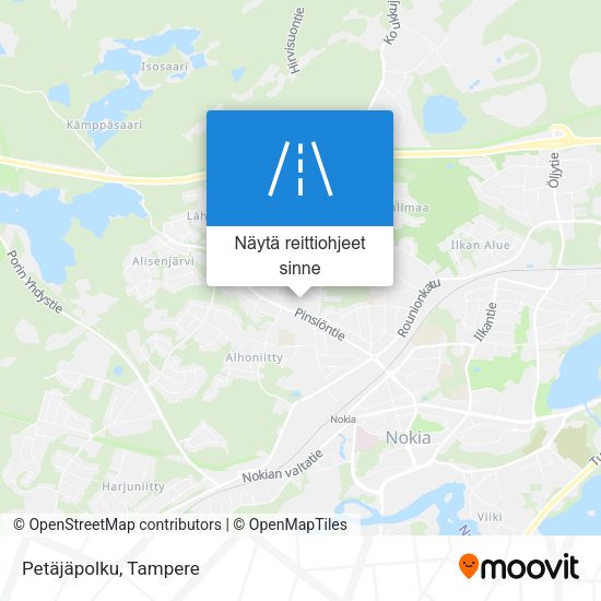 Petäjäpolku kartta