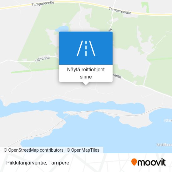 Piikkilänjärventie kartta