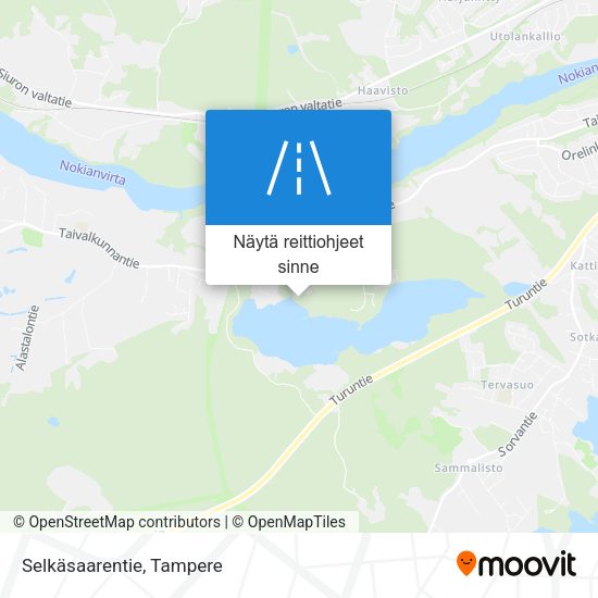 Selkäsaarentie kartta
