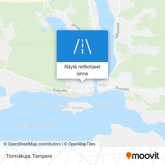 Törmäkuja kartta